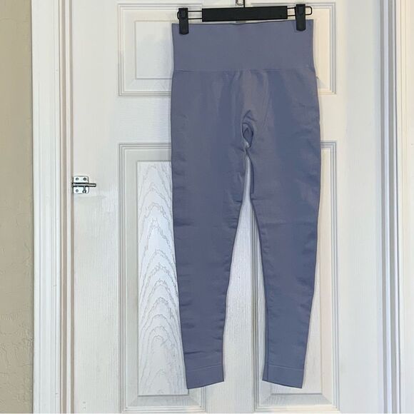 Set Active SCULPFLEX Ribbed Seamless Leggings Cornflower Blue Size Small - Picture 1 of 8